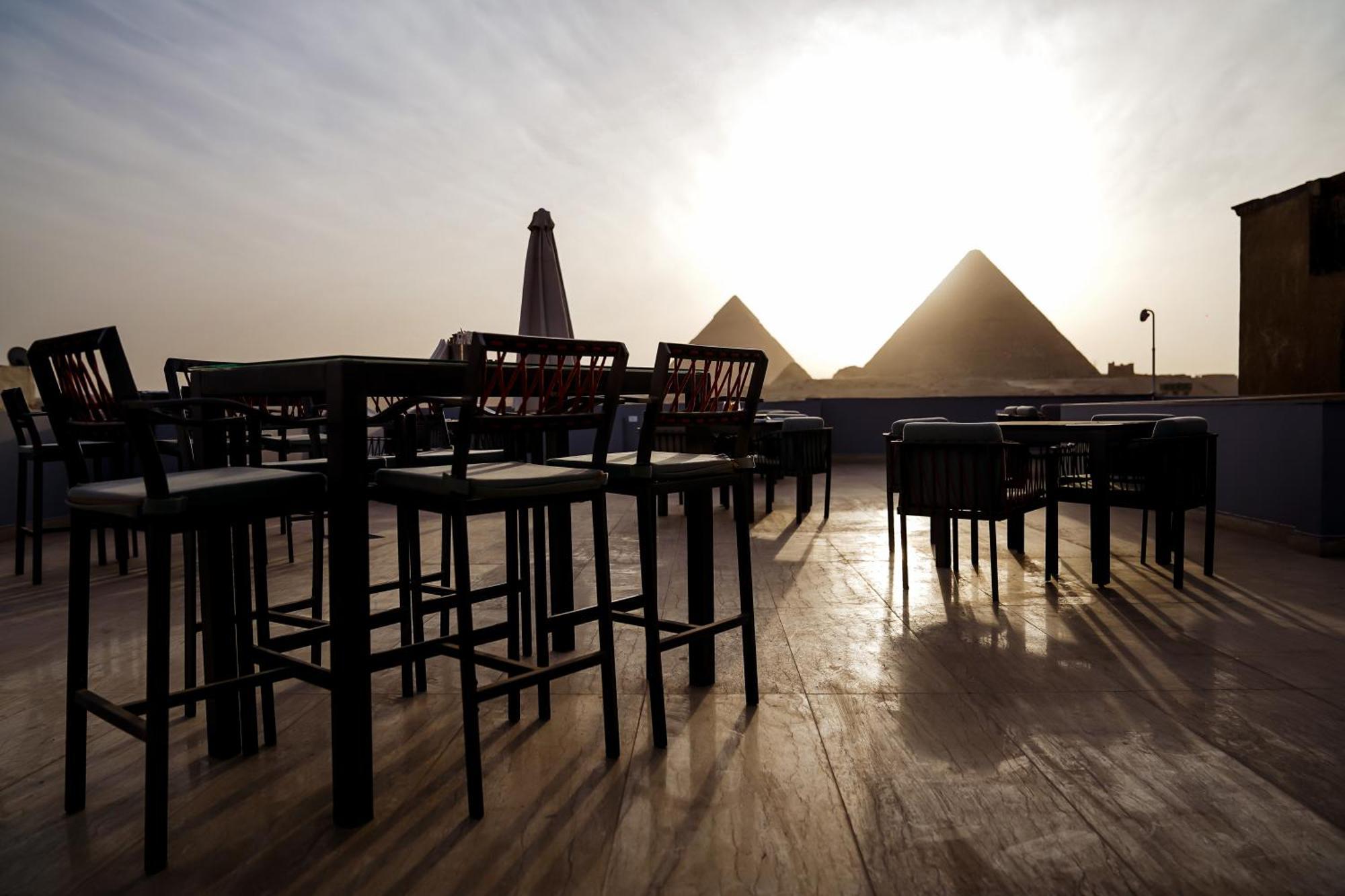 Pyramids Hotel Kafret el-Gabal Exteriér fotografie