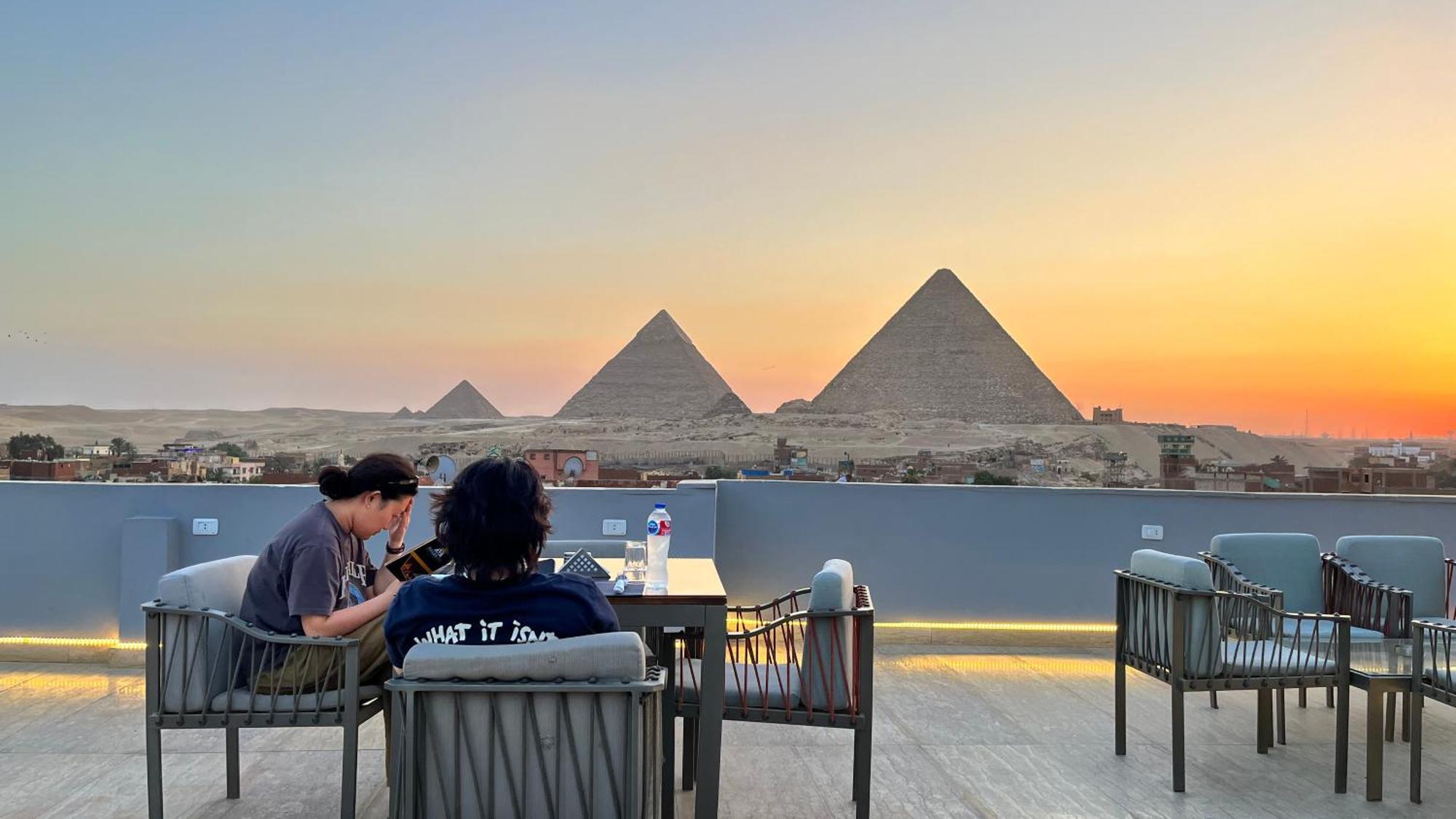 Pyramids Hotel Kafret el-Gabal Exteriér fotografie